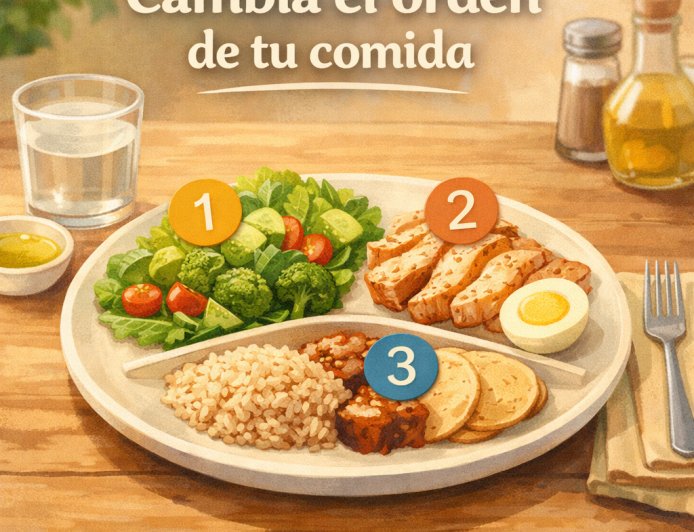 El orden en que comes puede estar causando tu cansancio después de comer