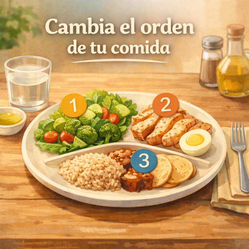 El orden en que comes puede estar causando tu cansancio después de comer